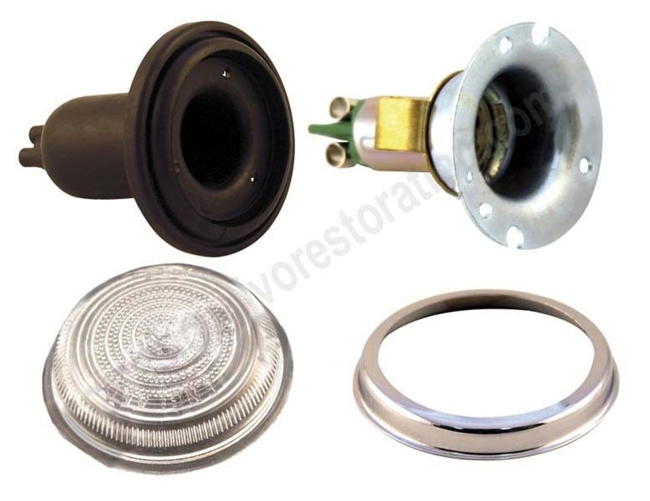 Ensemble de clignotants avant pour Volvo PV444, Duett 1957