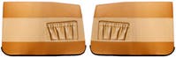 Panneaux de porte avant pour Volvo Amazon 4 portes, 1960-61, marron — bild 1 av 2