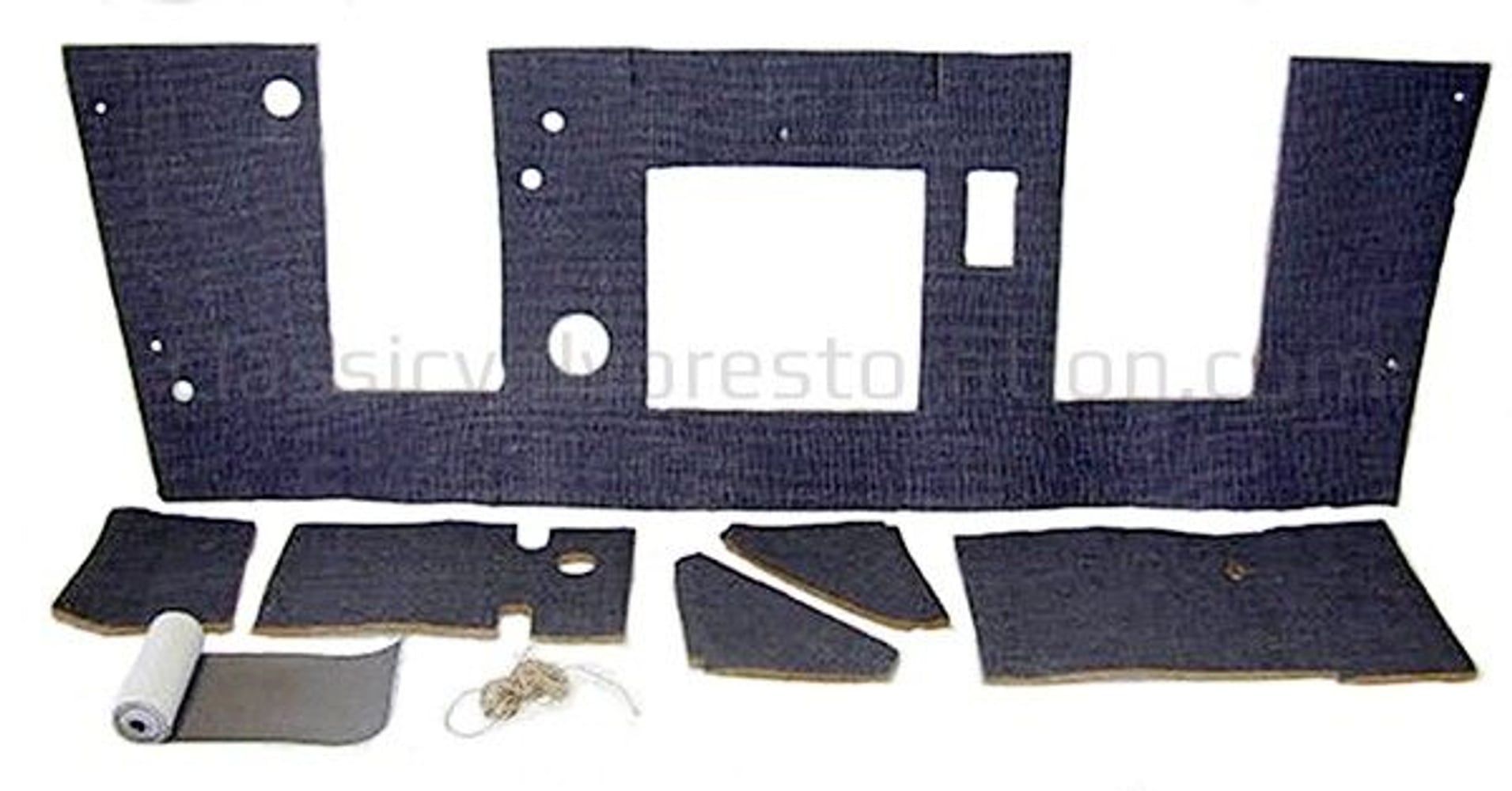 Tapis Torpedo pour Volvo Amazon -64 gris