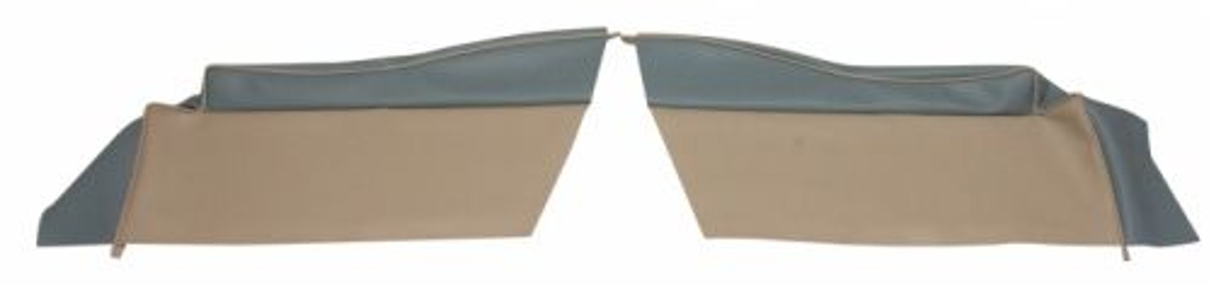 Garniture latérale arrière inférieure pour Volvo PV444L 1957 bleu/blanc