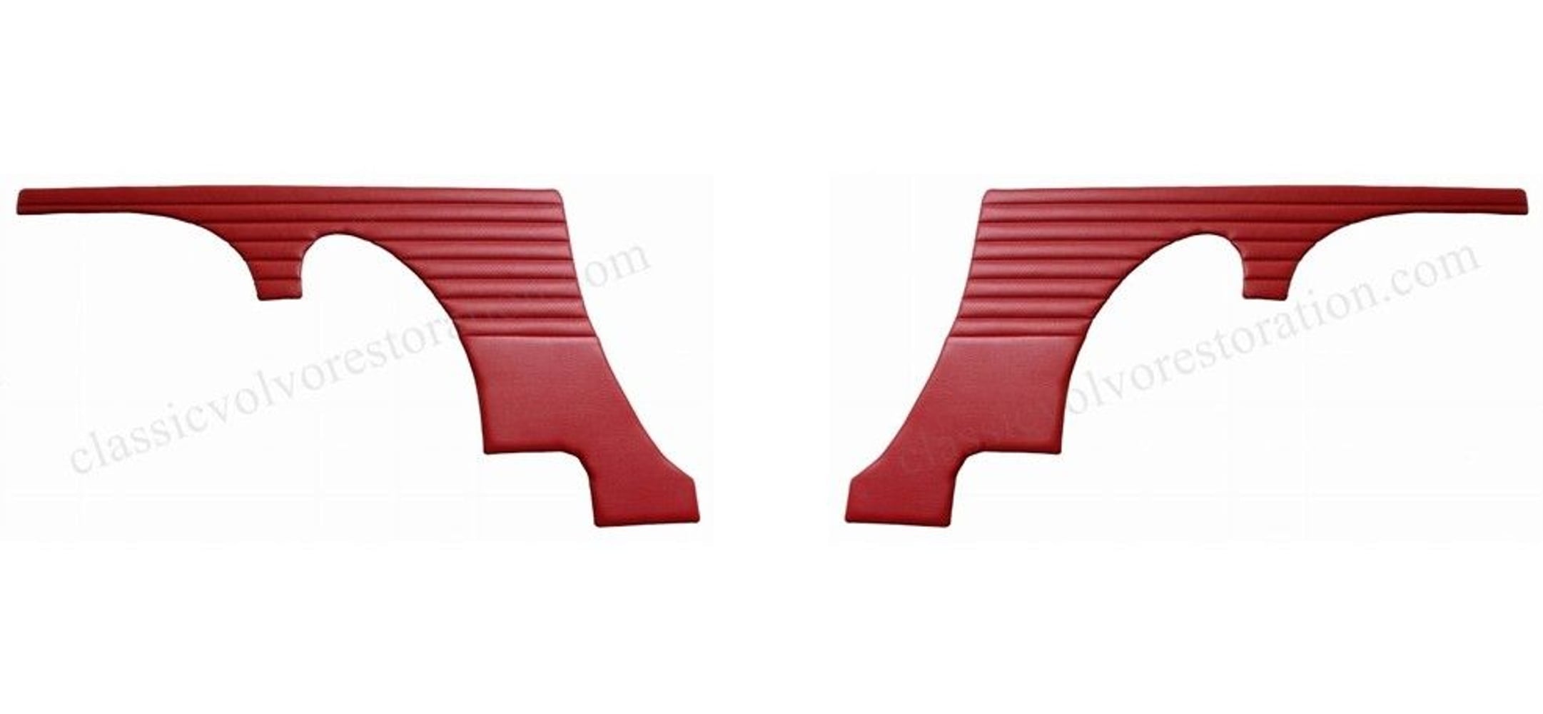 Panneaux arrière pour Volvo 1800 1961-62, rouge