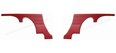 Panneaux arrière pour Volvo 1800 1961-62, rouge