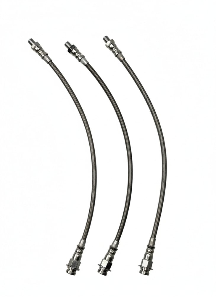 Kit de durites de frein Volvo PV/Duett - acier tressé