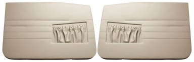 Panneaux de porte avant pour Volvo Amazon 4 portes, 1960-61, gris beige
