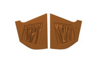 Panneau tableau de bord marron