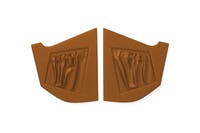 Panneau tableau de bord marron