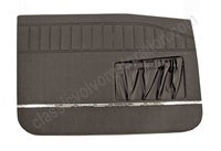 Panneau de porte noir avant