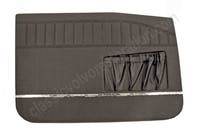 Panneau de porte noir avant