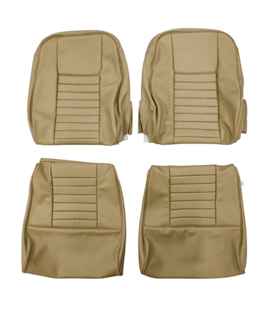 Revêtement de siège avant pour Volvo 1800, 1800E, 1800ES beige/marron