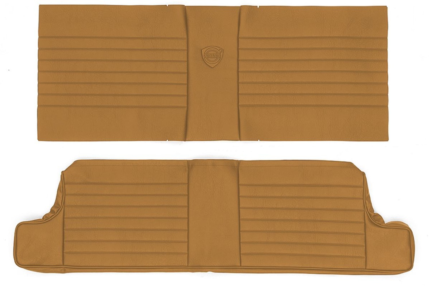 Housse siège arrière or métal.