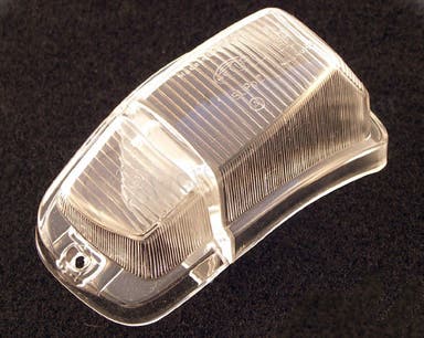 Verre de clignotant pour Volvo Amazon, blanc/blanc, gauche