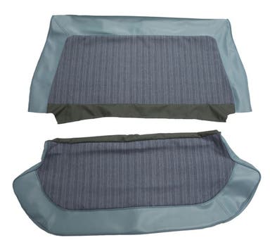 Garniture de siège arrière pour Volvo Amazon 4 portes 1960-61 bleue