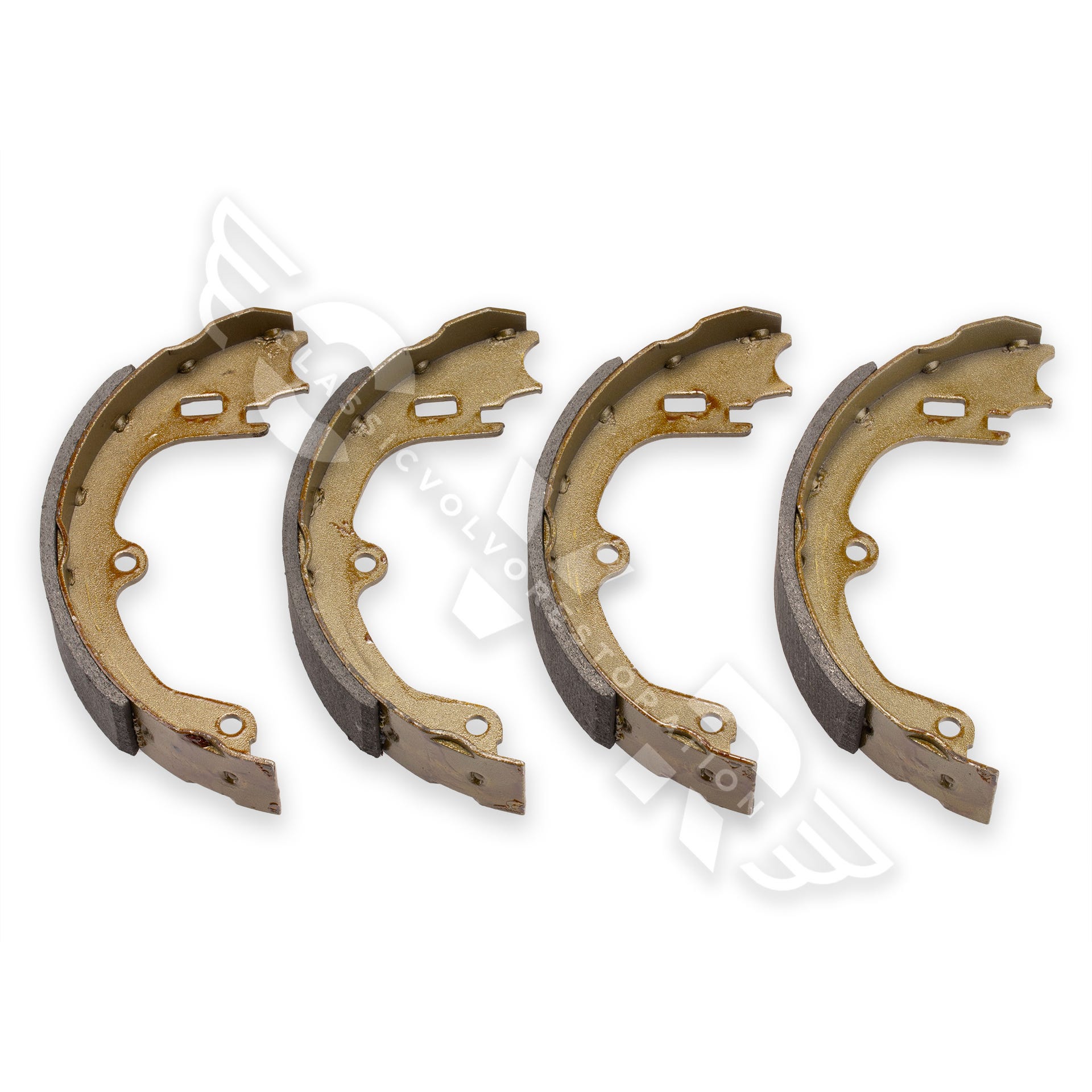 Garnitures de frein à main arrière pour Volvo 140, 164 (1967-1972) et 1800 (1970-1972)