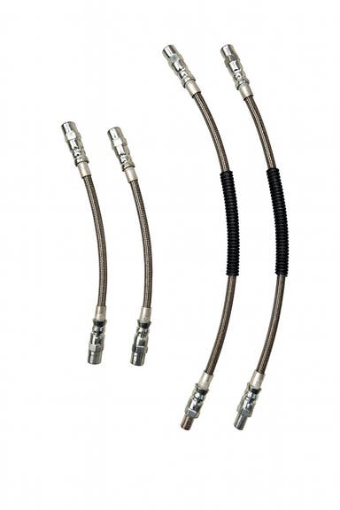 Kit de flexibles de frein pour Volvo 850, S70, V70, C70, 2WD -15", tressés métalliques