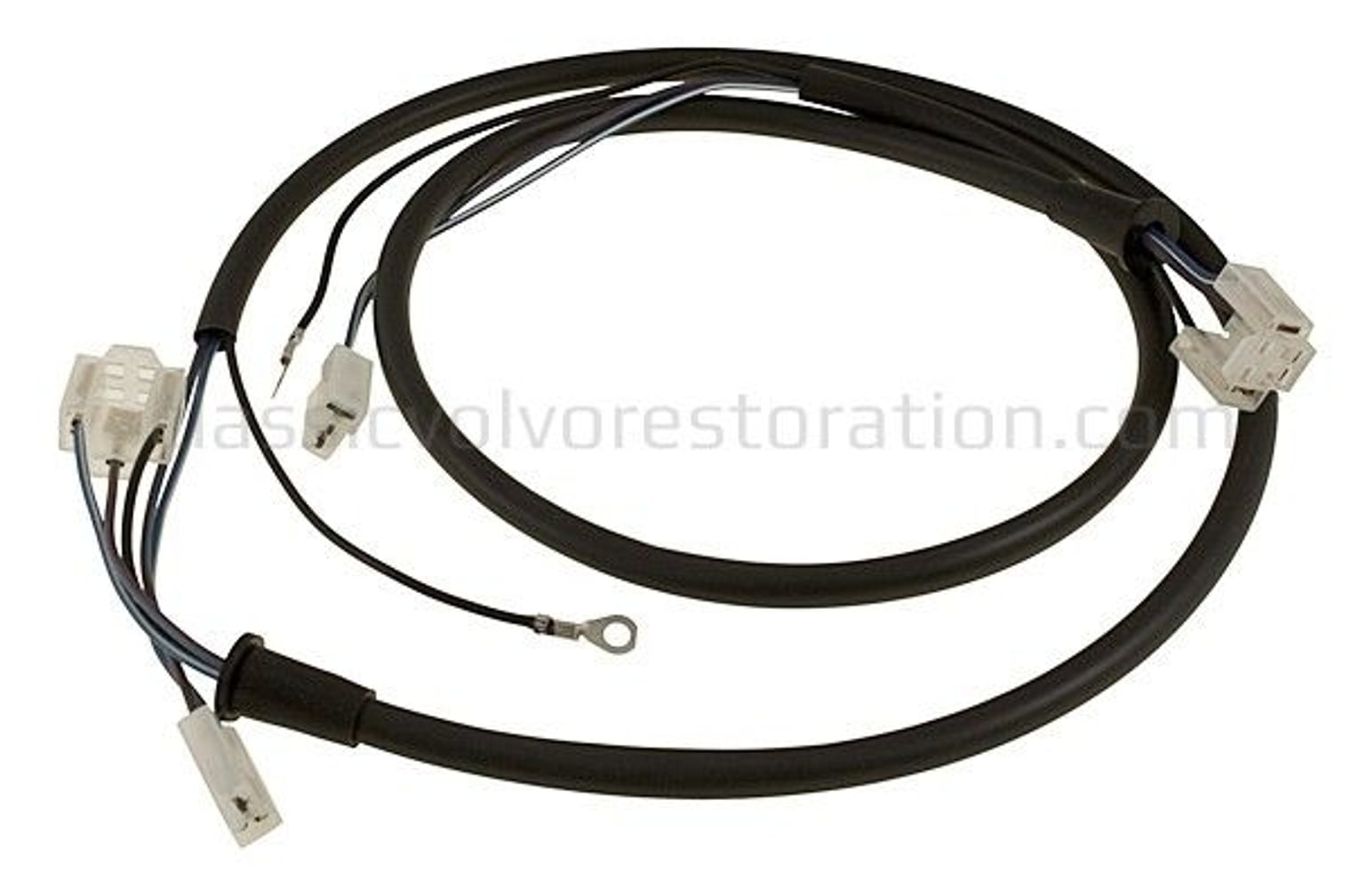 Faisceau électrique des phares pour Volvo 1800E, 1800ES, câbles à angle droit l'un par rapport à l'autre — bild 2 av 2