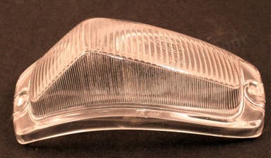 Verre de clignotant pour Volvo Amazon 1957-61, blanc, droit