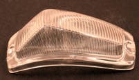 Verre de clignotant pour Volvo Amazon 1957-61, blanc, droit — bild 1 av 2