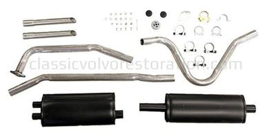 Système d'échappement monotube pour Volvo 1800, 1961-65
