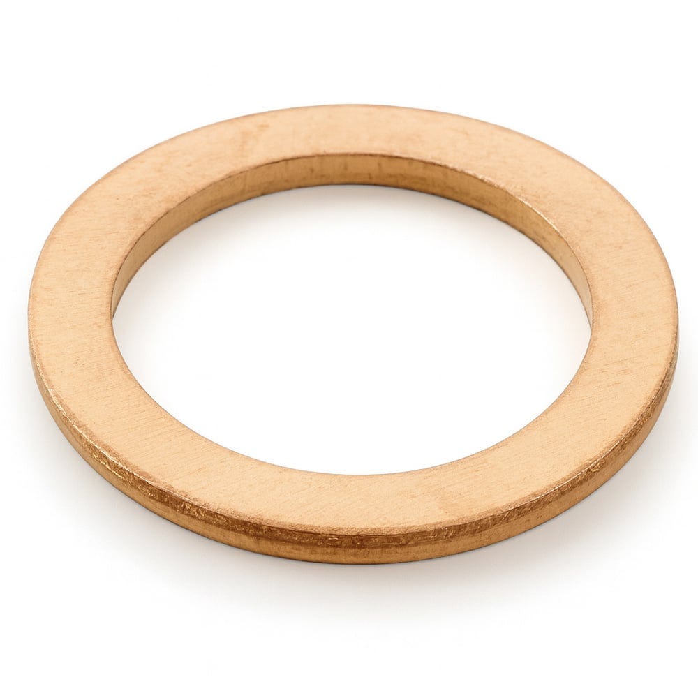 Rondelle en cuivre 16,2 x 21,6 x 1,4 mm pour Volvo PV444, PV544, Duett, Amazon, Amazon Kombi, 1800 — bild 2 av 2