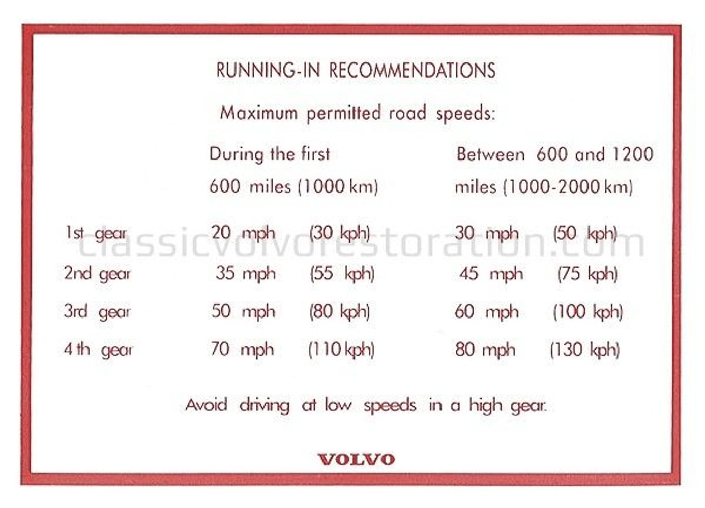 Décalcomanie pour Volvo Amazon, 140 — bild 2 av 2
