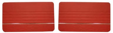 Panneaux de porte rouges pour Volvo PV544 (1963-1964).