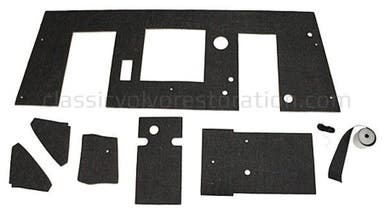 Tapis Torpedo pour Volvo Amazon 1965-70 noir