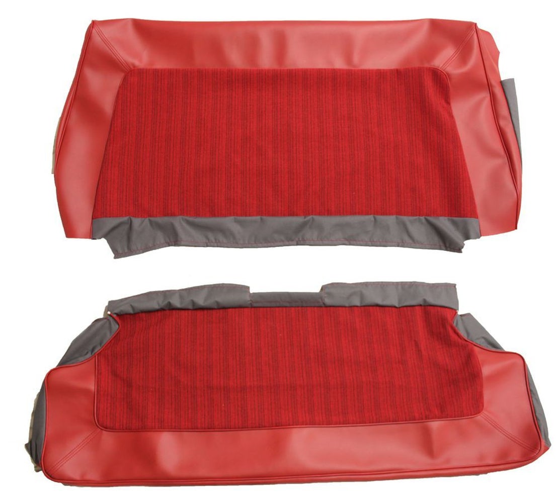 Garniture de siège arrière rouge pour Volvo Amazon 2D 1963-64 — bild 1 av 2