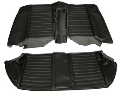 Garniture de siège arrière pour Volvo Amazon 4 portes 1965-1968, noire