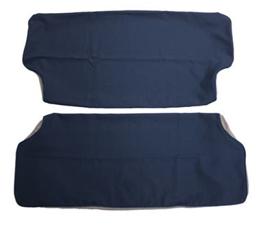 Revêtement de siège arrière pour Volvo Duett 1958-60 bleu/gris