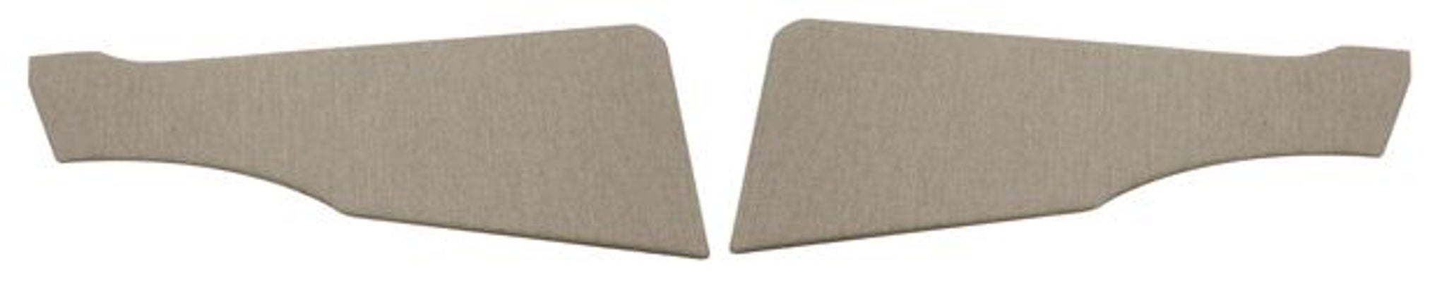 Panneau arrière supérieur gris-beige