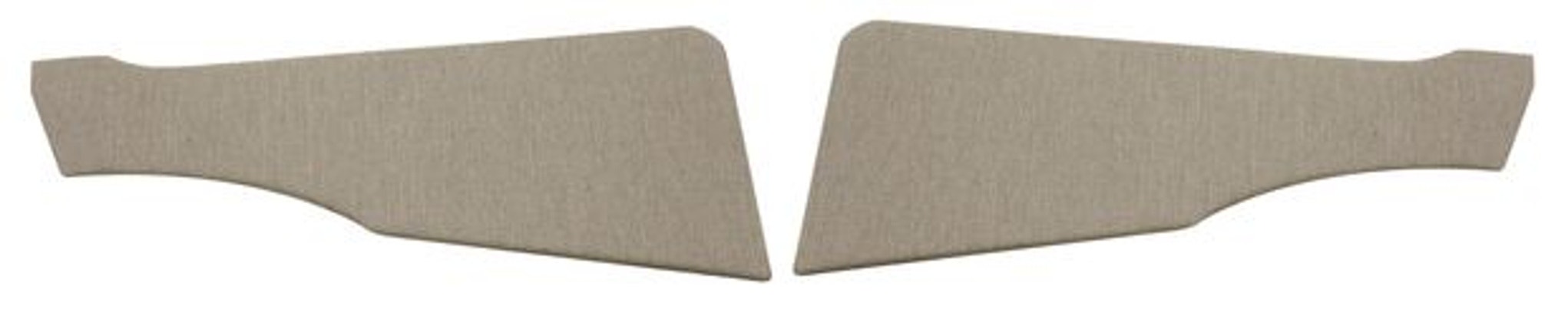 Panneau arrière supérieur gris-beige