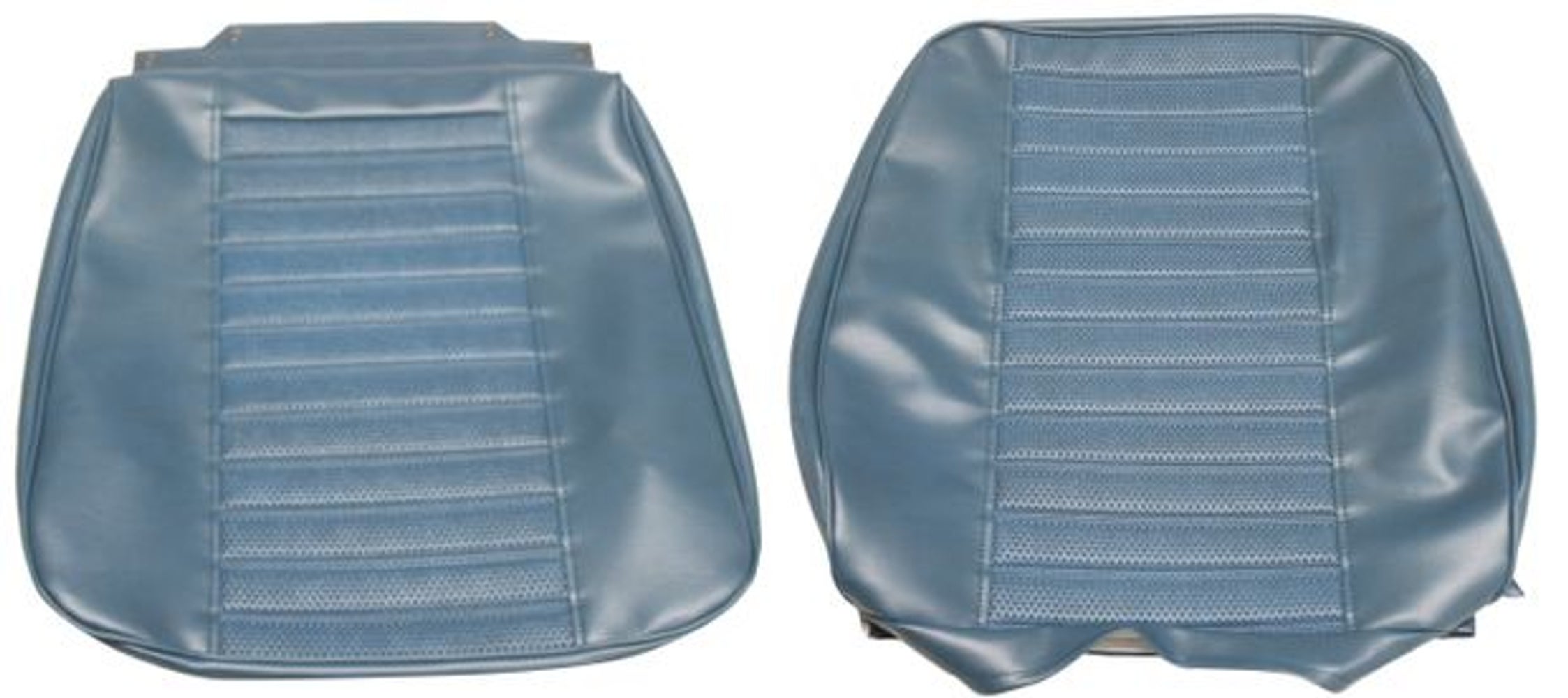 Garniture de siège avant pour Volvo Amazon 2D 1970 bleue