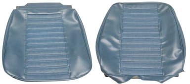 Garniture de siège avant pour Volvo Amazon 2D 1970 bleue