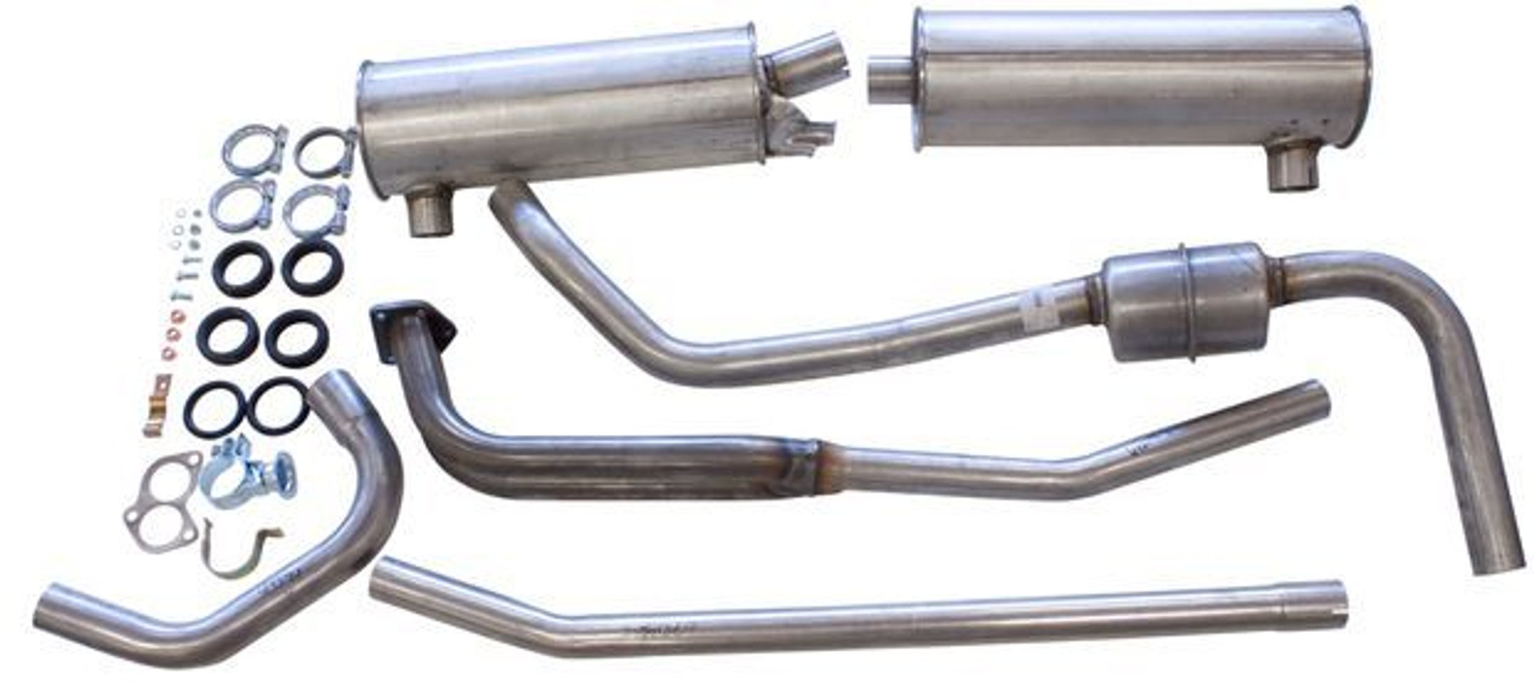 Système d'échappement pour Volvo 140, 1970-73, B20E