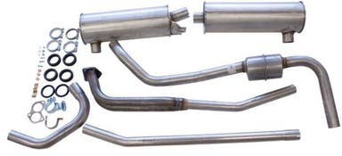 Système d'échappement pour Volvo 140, 1970-73, B20E