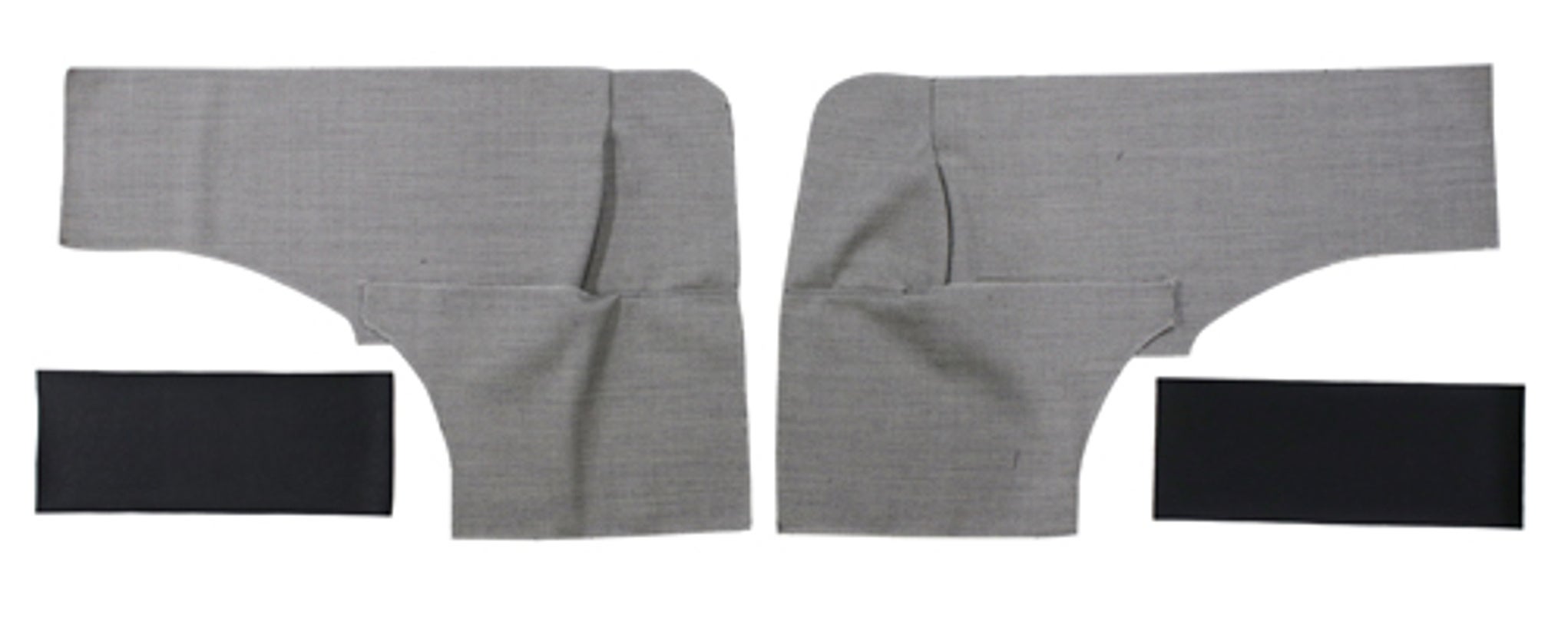 Garniture arrière côtés gris-noir