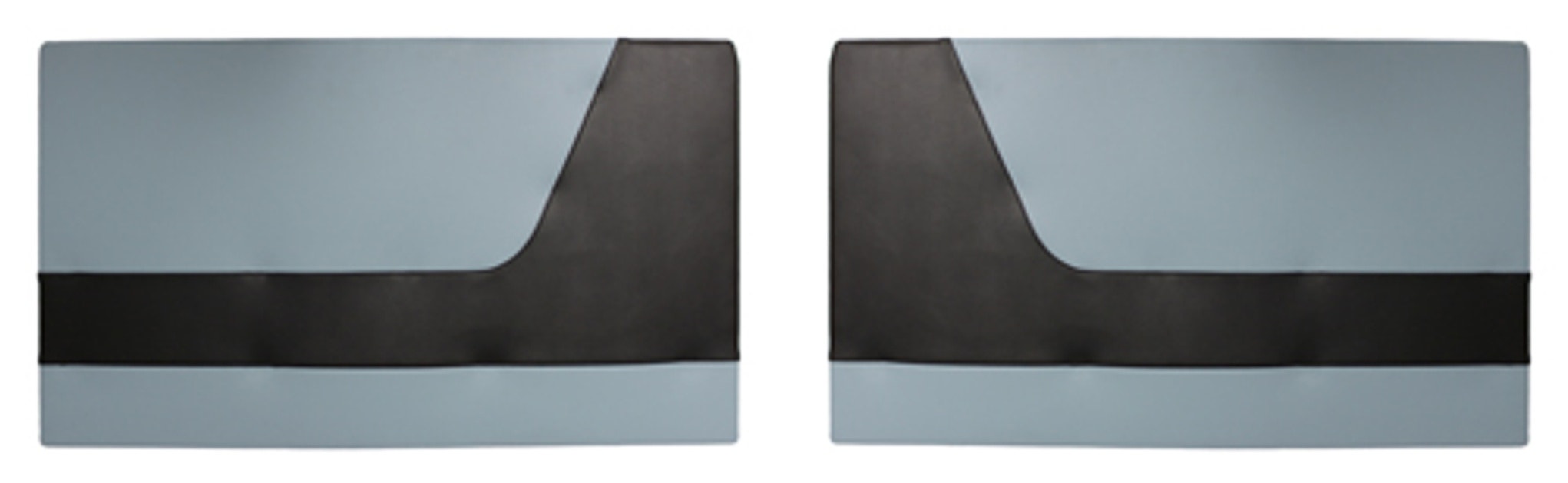 Panneau de porte US bleu/noir