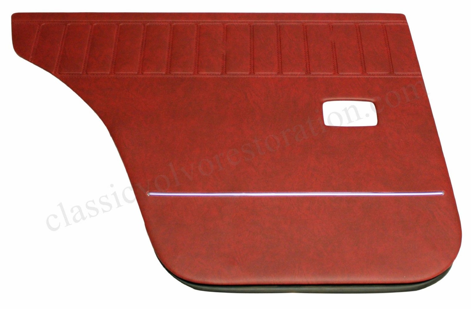 Panneau de porte arrière rouge