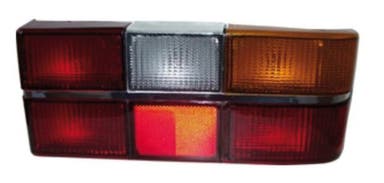 Feu arrière droit pour Volvo 240 (1985-1993), finition chromée, version USA