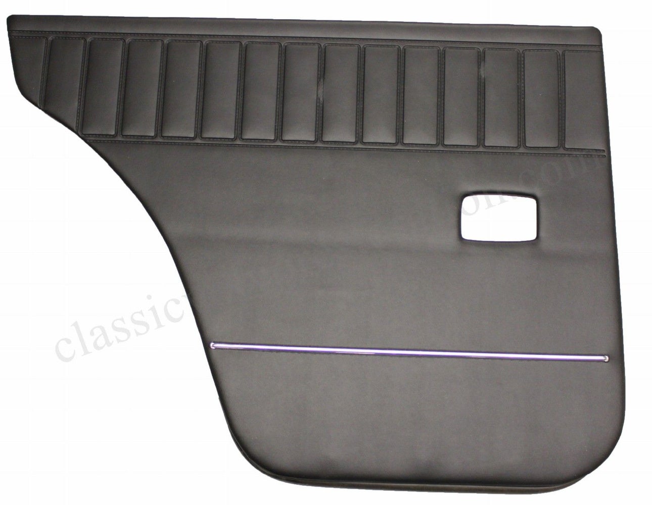 Panneaux de porte arrière noirs pour Volvo Amazon 4 portes, Amazon Kombi 1966-1968 — bild 1 av 2