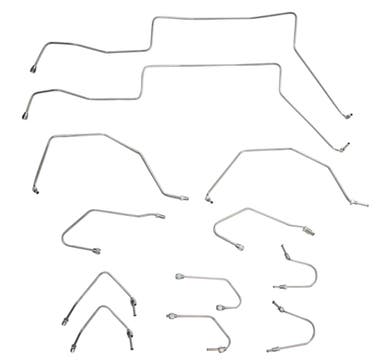 Kit de conduites de frein essieu avant pour Volvo 1800E / 1800ES 1969–1973 conduite à gauche