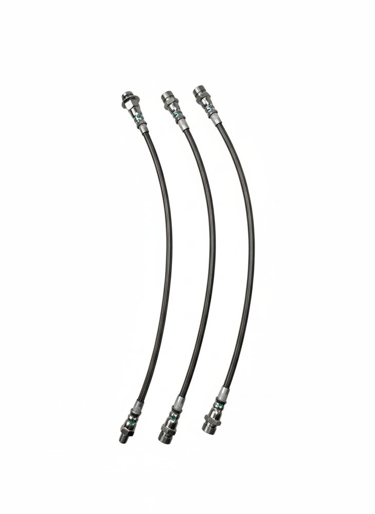 Kit de flexibles de frein pour Volvo Amazon B16, B18-, tressés métalliques — bild 2 av 2
