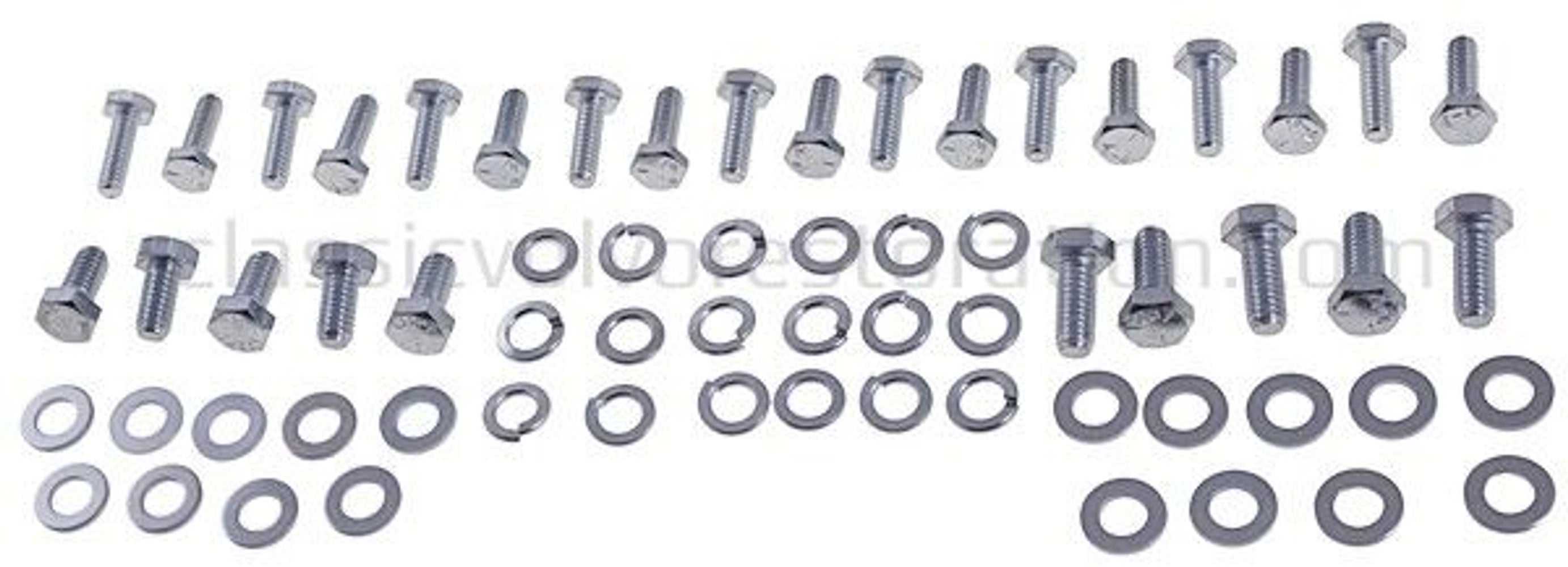 Kit de montage pour carter d'huile avec vis à bride pour Volvo B18, B20 — bild 2 av 2