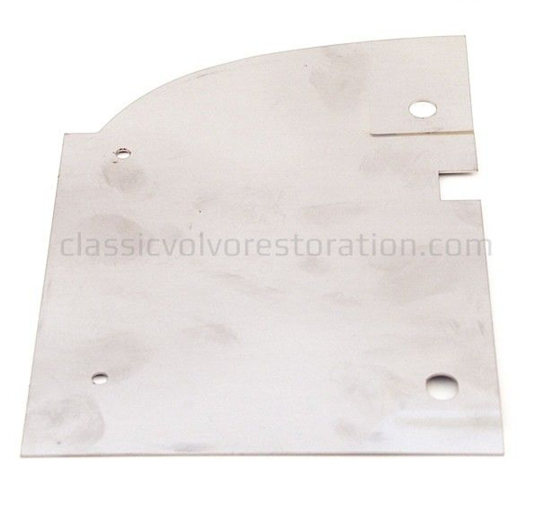 Bavette arrière gauche inox