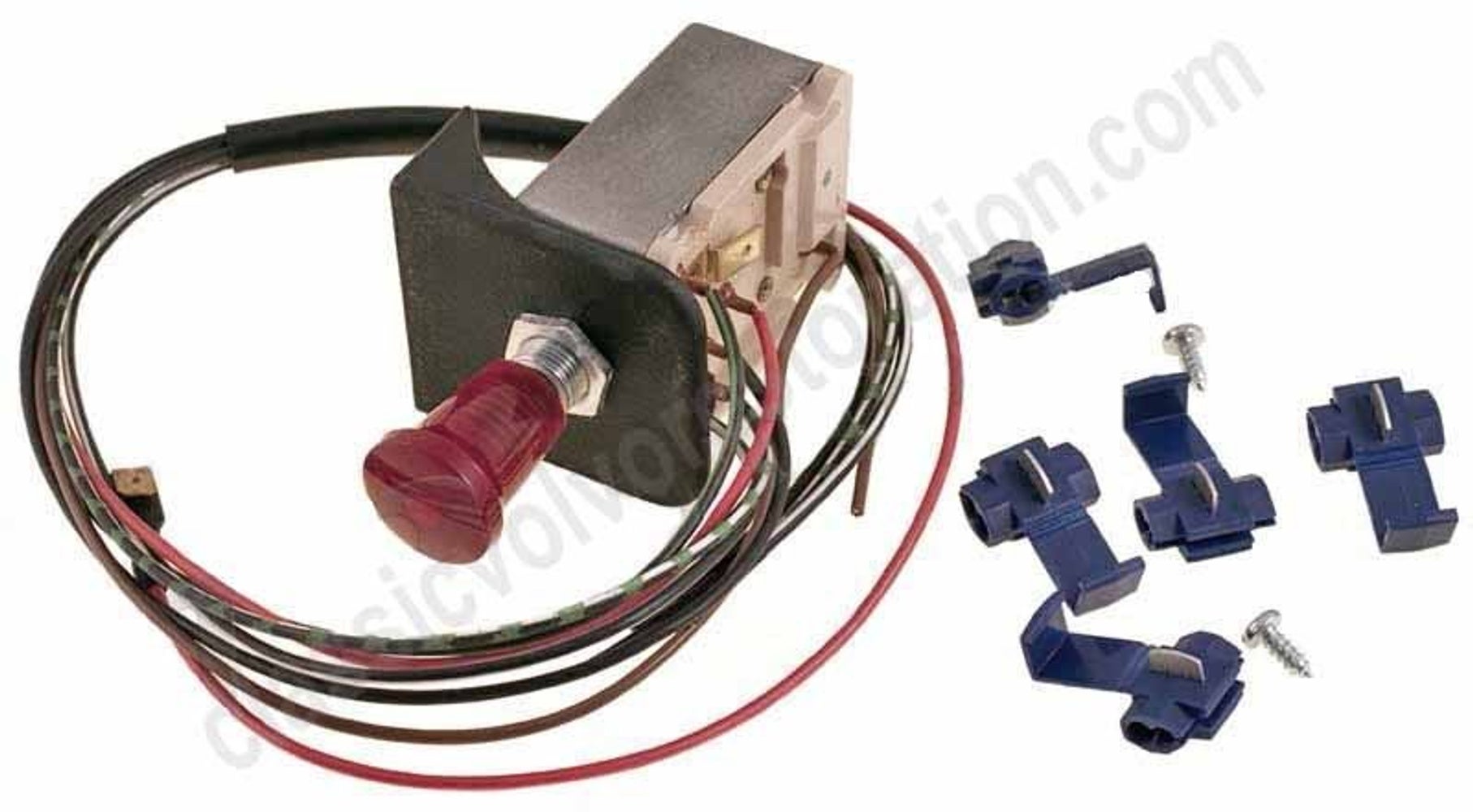 Interrupteur de feux de détresse pour Volvo 1800E, 1800ES, 140