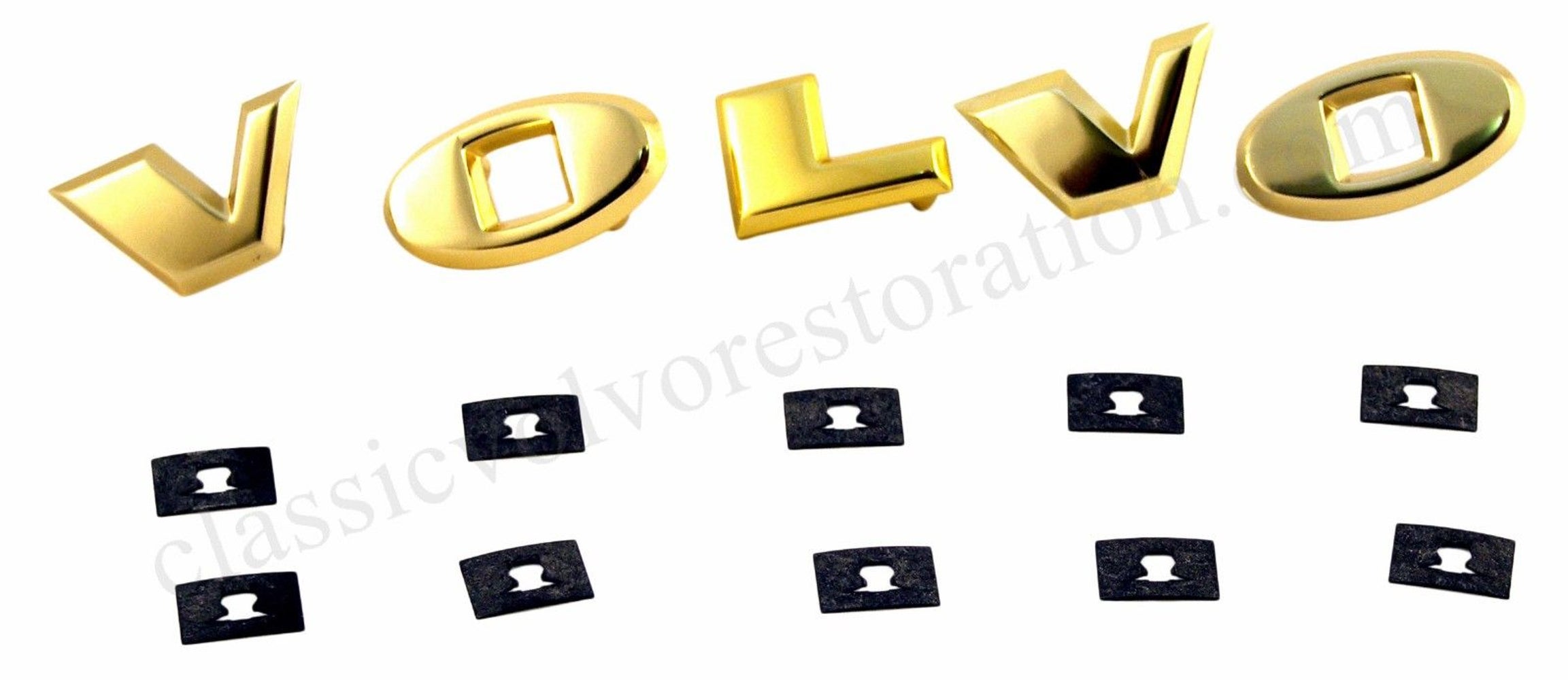 Jeu de lettres pour Volvo Amazon 1957-1966, or