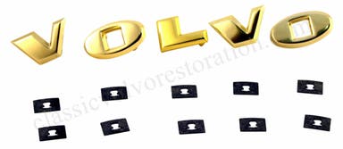 Jeu de lettres pour Volvo Amazon 1957-1966, or