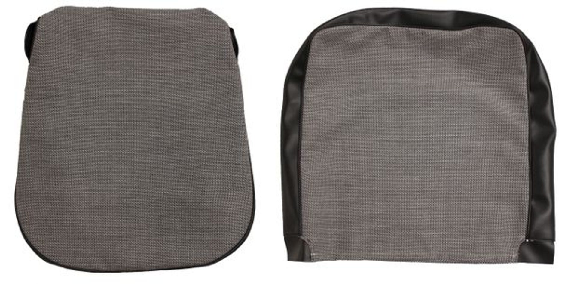 Revêtement de siège avant pour Volvo Duett 445 1957-58 gris/noir