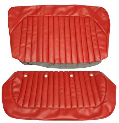 Garniture de siège arrière pour Volvo Amazon Kombi 1963-64 rouge ch -14335