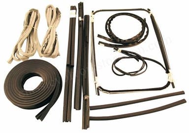 Kit de caoutchouc et de rail de guidage pour Volvo PV